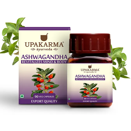 Upakarma Ayurveda Ashwagandha Capsules - Swadesiicart