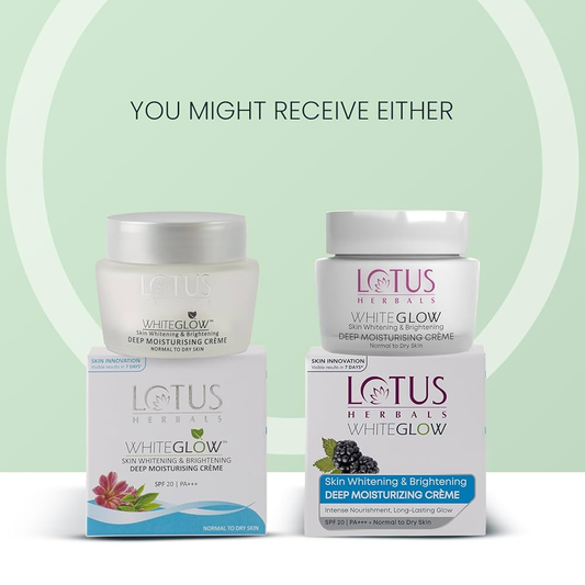 Lotus Herbals White glow Skin Whitening and Brightening Deep Moisturising Creme Spf 20 Pa+++ - Swadesiicart
