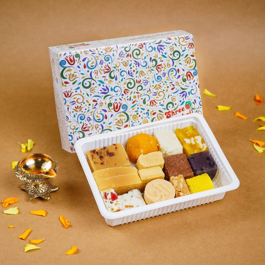 Shree Mithai Indigo Assorted Sweets | Swadesiicart