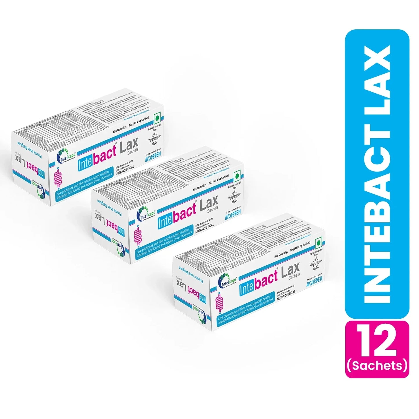Dr Morpen Intebact Probiotic Laxative (Set of 4) | Swadesiicart