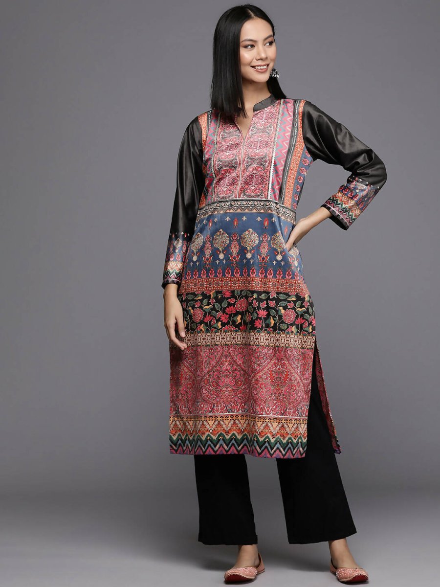 Ahalyaa Women's Traditional wear Kurta - Multi | Swadesiicart