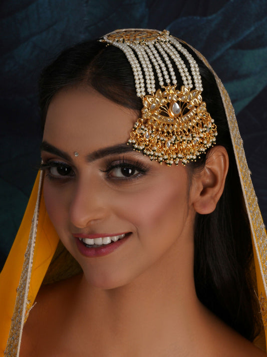 Kundan Passaa/ Jhoomar (Gold) - Ruby Raang | Swadesiicart
