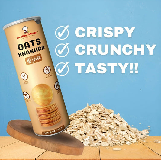 Healthy Master Roasted Oats Khakhra – Coin-Sized Crackers | Swadesiicart