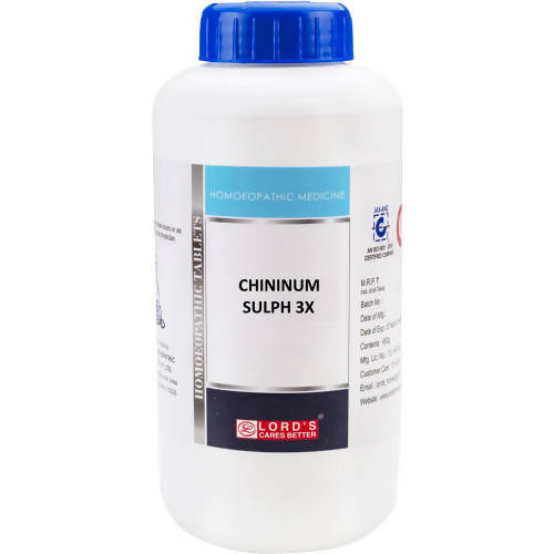 Lord's Homeopathy Chinium Sulph Tablets | Swadesiicart