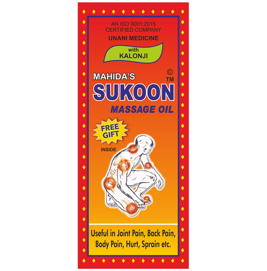 Mahida's Sukoon Massage Oil with Kalonji (Red) - Swadesiicart