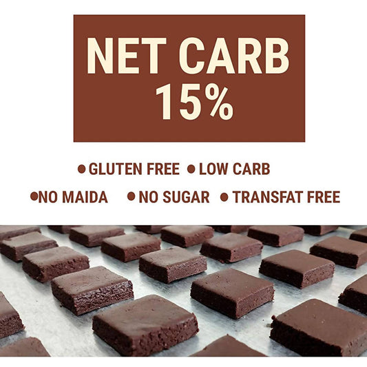 NutroActive Desi Ghee Barfi Hazelnut Chocolate | Swadesiicart