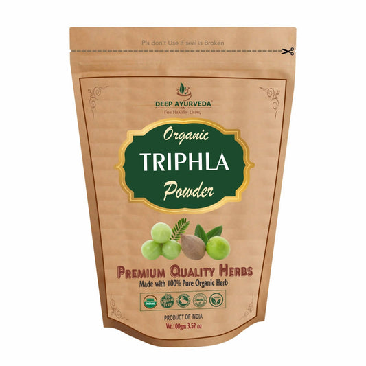 Deep Ayurveda Organic Triphala Powder - DEEP AYURVEDA