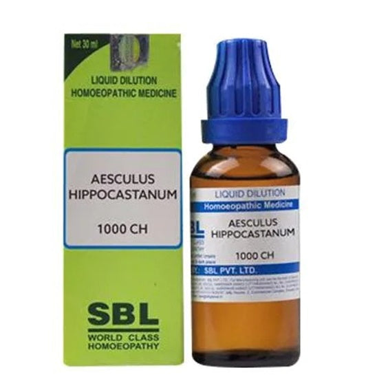 SBL Homeopathy Aesculus Hippocastanum Dilution - Swadesiicart