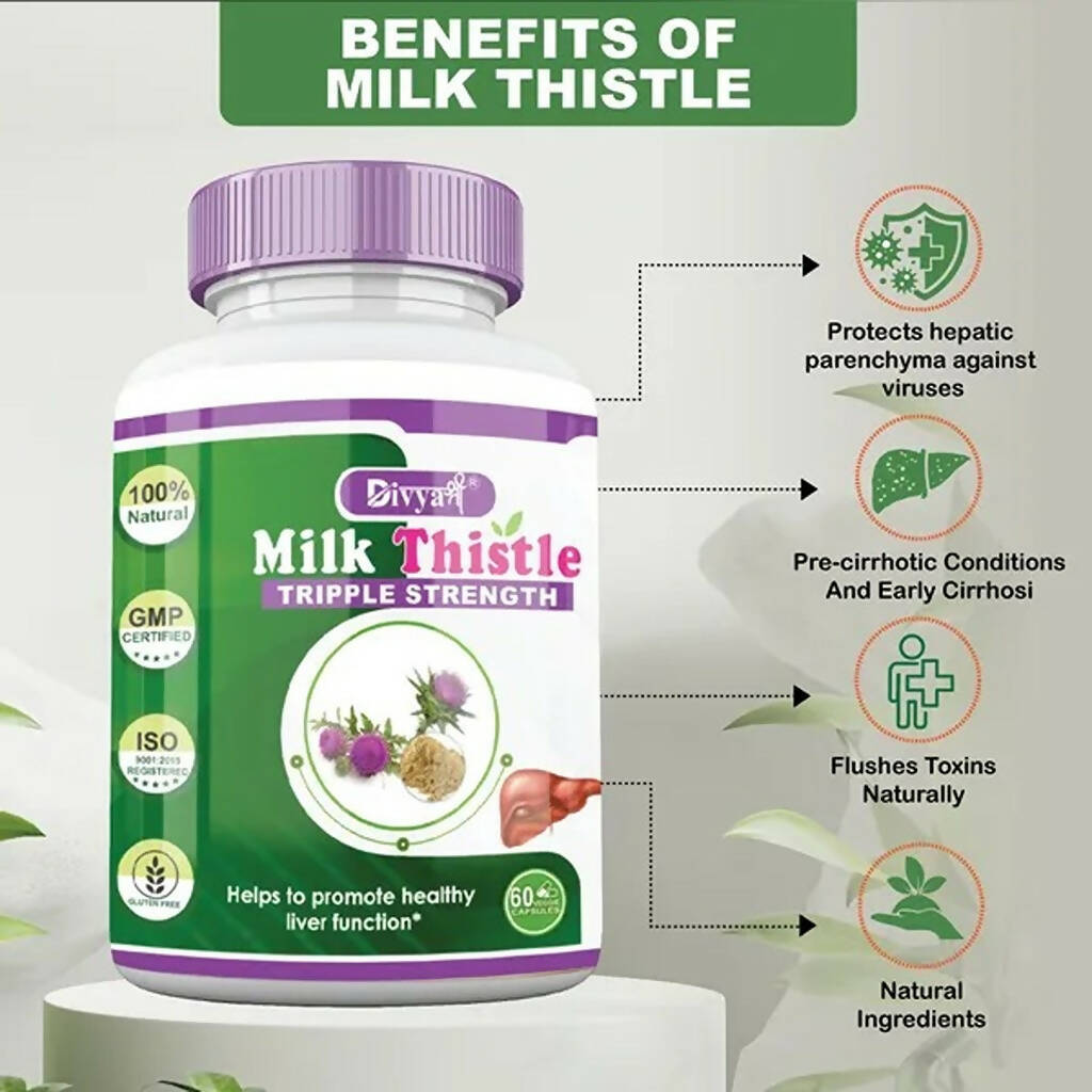 Divya Shree Milk Thistle Capsules - Swadesiicart