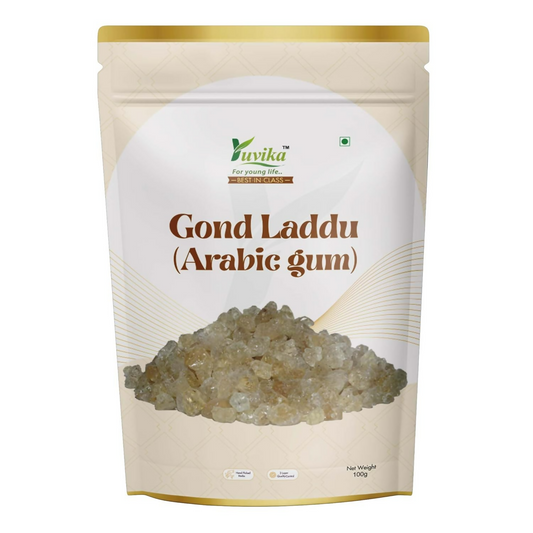 Yuvika Gond Batan - Gond Ladoo - Acacia Arabica Wild - Arabic Gum | Swadesiicart