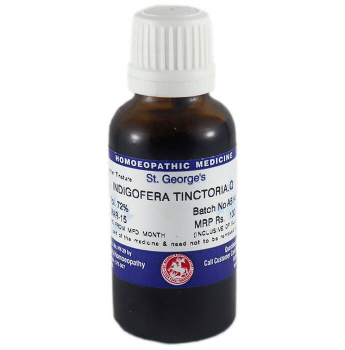 St. George's Homeopathy Indigofera Tinctoria Mother Tincture Q | Swadesiicart