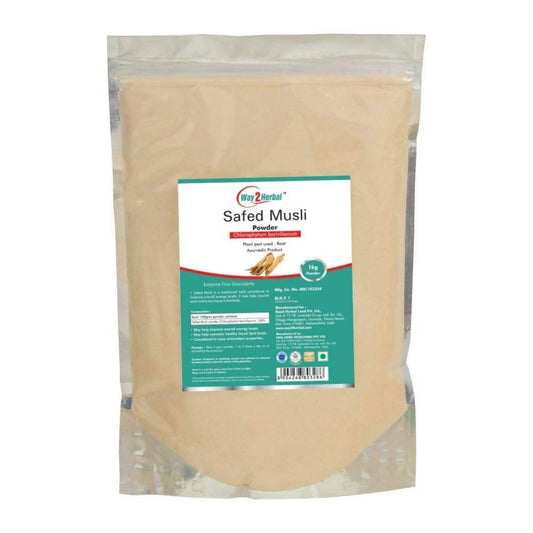 Way2herbal Safed Musli Powder | Swadesiicart
