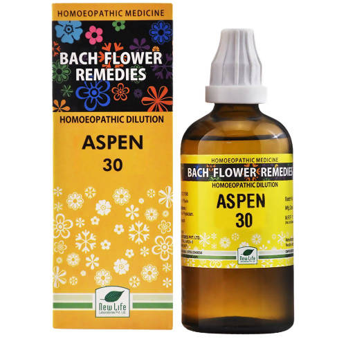 New Life Homeopathy Bach Flower Remedies Aspen Dilution | Swadesiicart