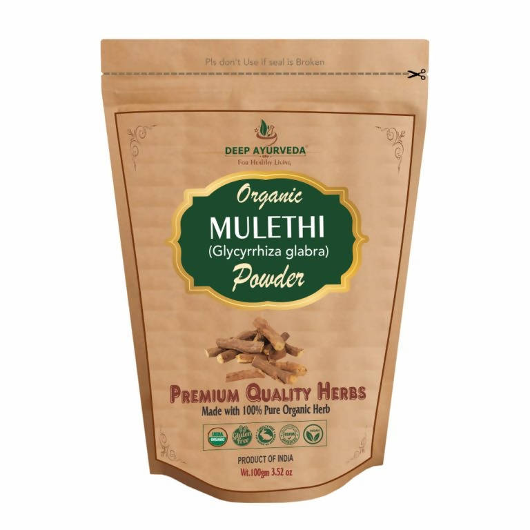 Deep Ayurveda Organic Mulethi Powder - DEEP AYURVEDA