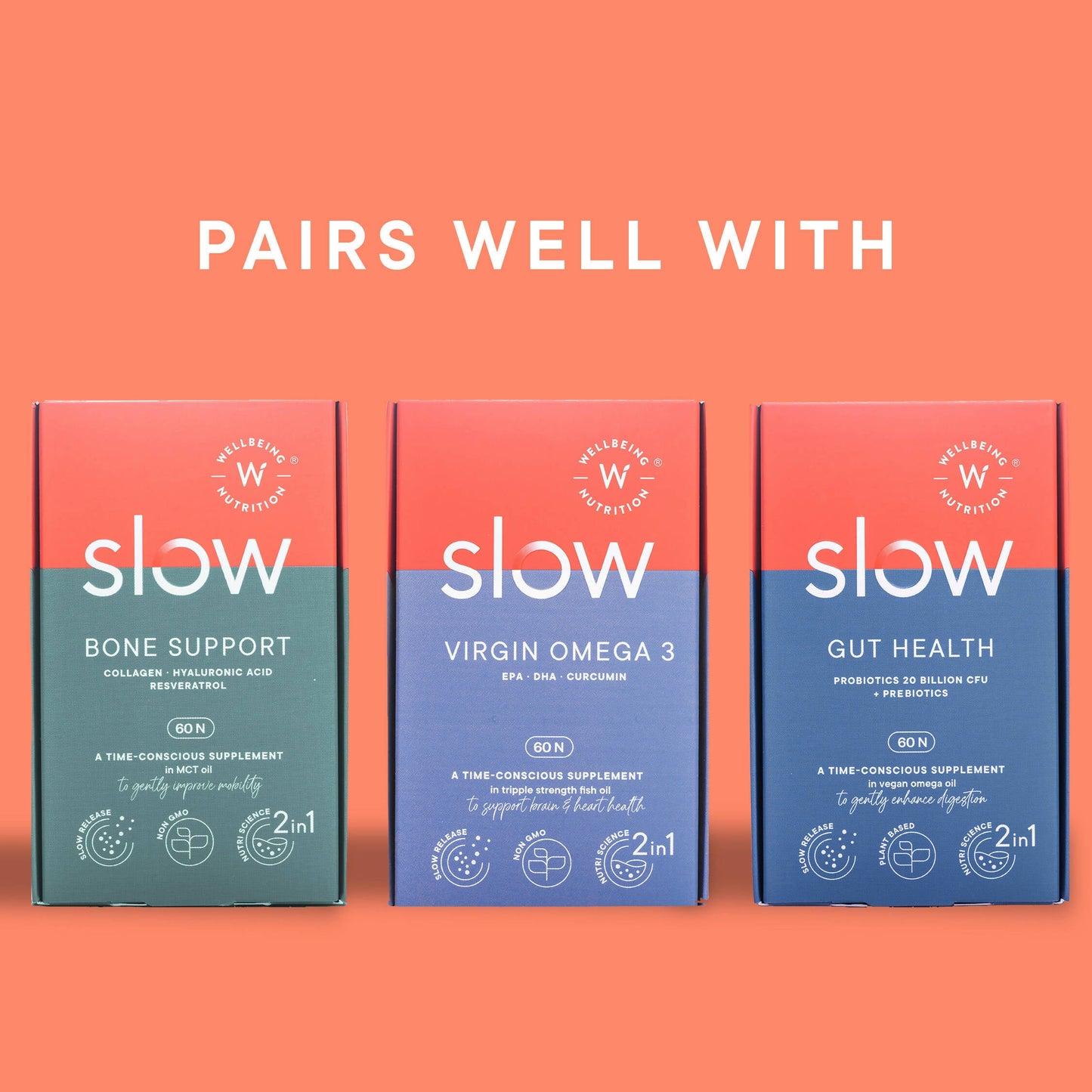 Wellbeing Nutrition Slow | Multivitamin for Her 50+ Capsules - Swadesiicart