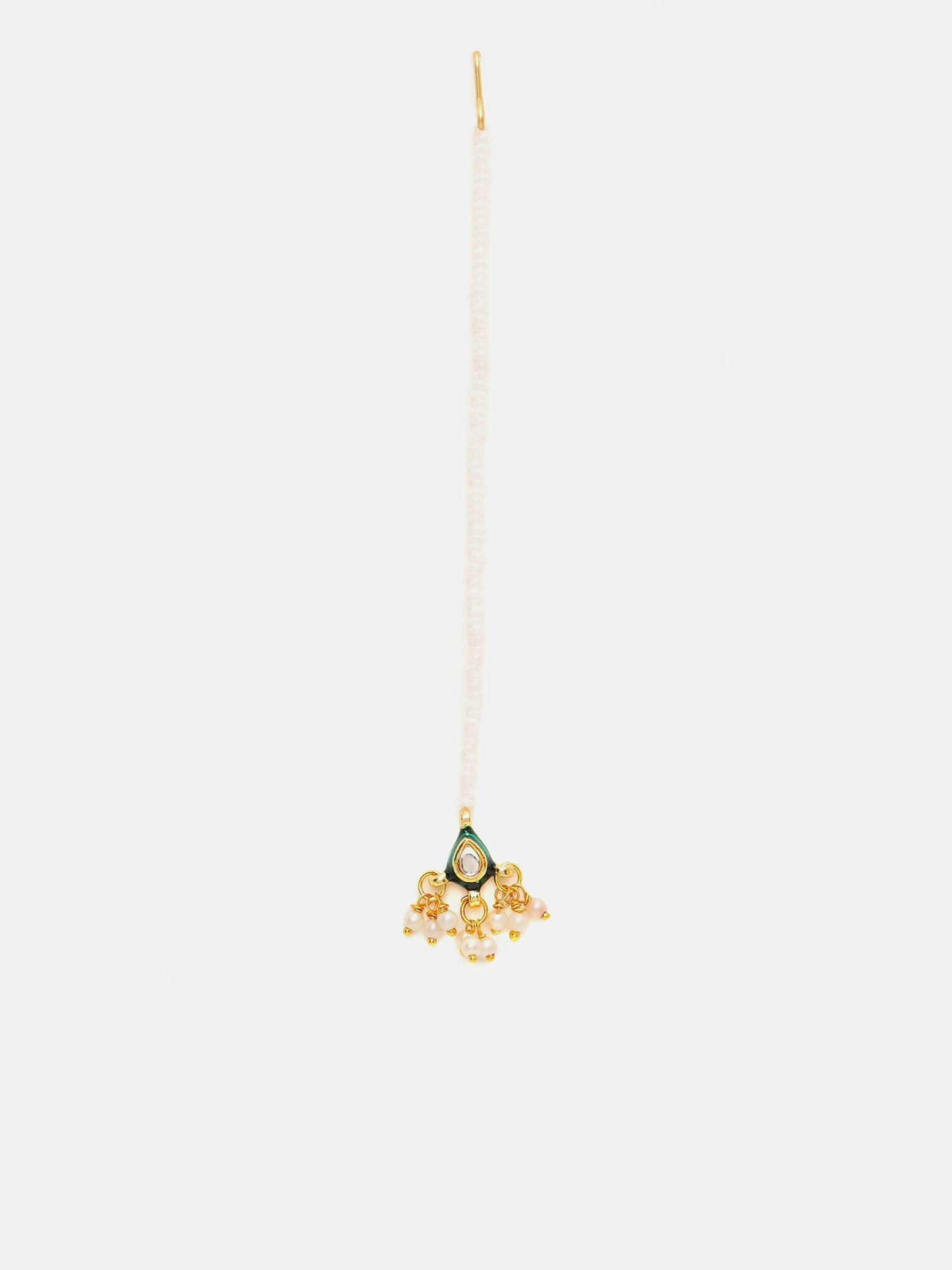 Ruby Raang Gold Kundan Maang Tikka | Swadesiicart
