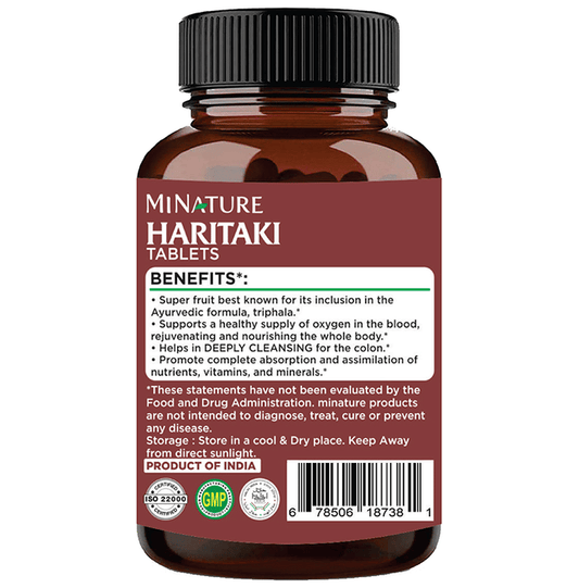 Minature Haritaki Tablets | Swadesiicart