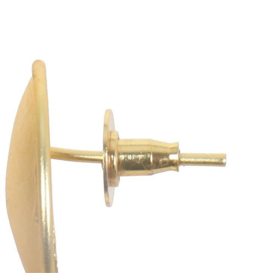 Joban Fashion Women Matte Gold Brass Jhumka | Swadesiicart