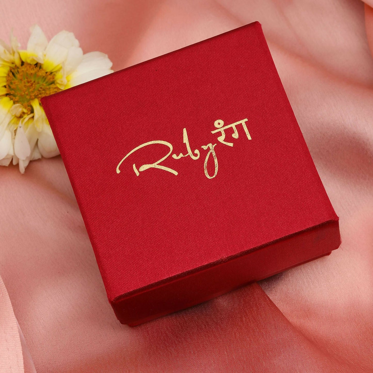 Round Kundan Studs (Gold) - Ruby Raang - Swadesiicart