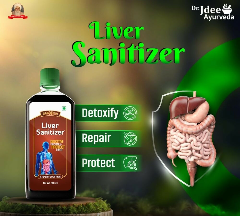 Dr. Jdee Ayurveda Liver Sanitizer | Swadesiicart