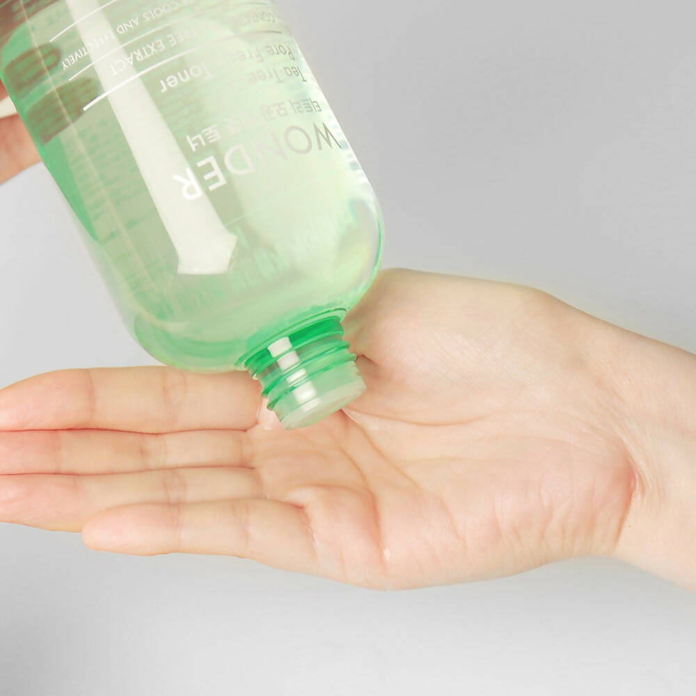 Tonymoly Wonder Tea Tree Pore Fresh Toner - Korean Skincare | Swadesiicart