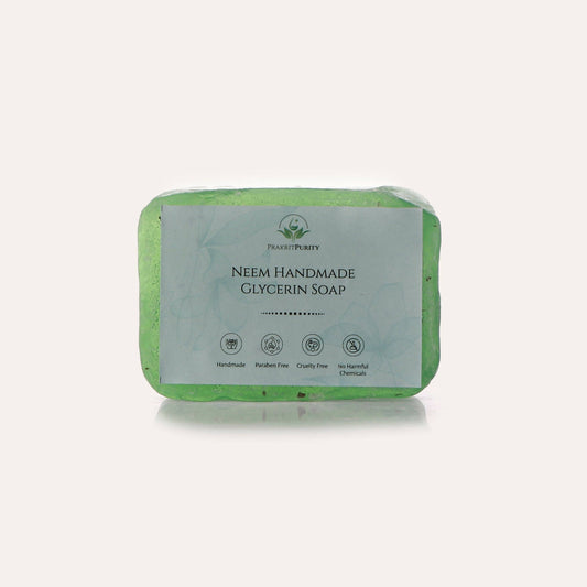 PrakritPurity Neem Handmade Glycerin Soap | Swadesiicart