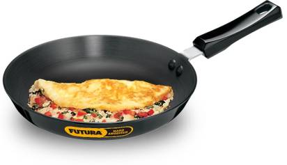 Hawkins Hard Anodised Frying Pan 25 cm Diameter 1 L (AF25) - Swadesiicart