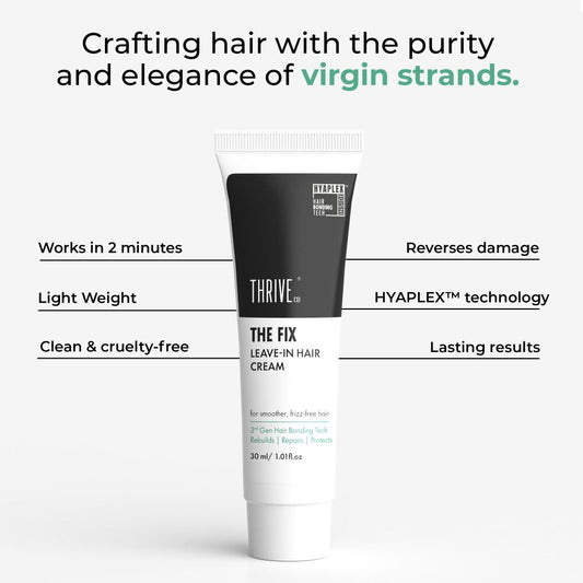 Thriveco The Fix Leave-in hair cream - Swadesiicart