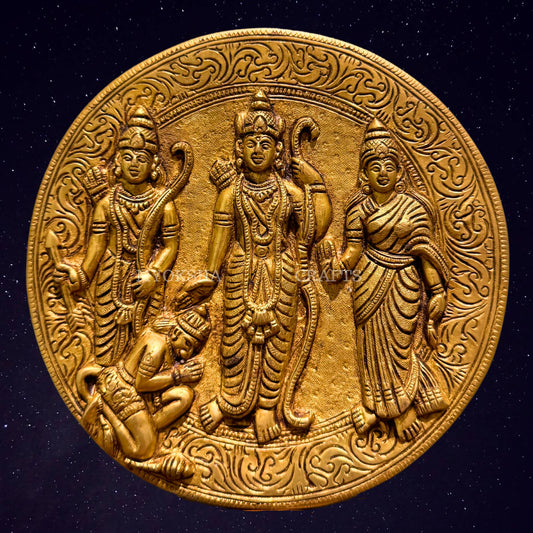 Brass Ram Darbar Wall Décor | Swadesiicart