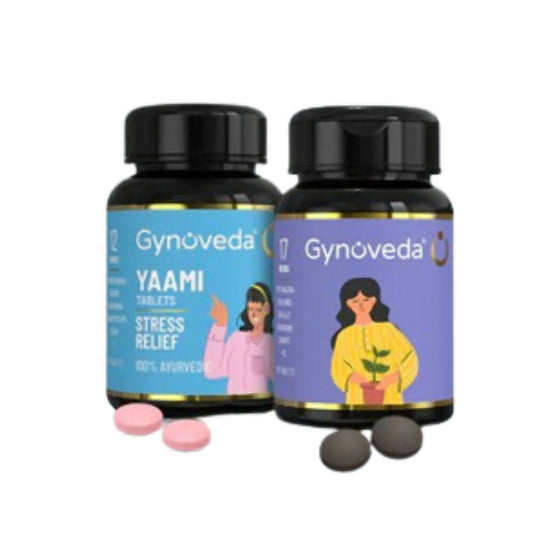 Gynoveda Yaami Ayurvedic Tablets & Jeehv Ayurvedic Tablets Combo | Swadesiicart