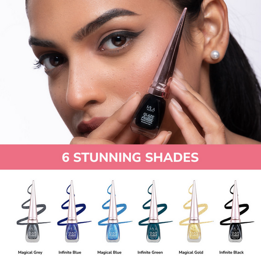 Mila Beaute Glaze Artist Waterproof & Smudge Proof Eyeliner - Infinite Blue