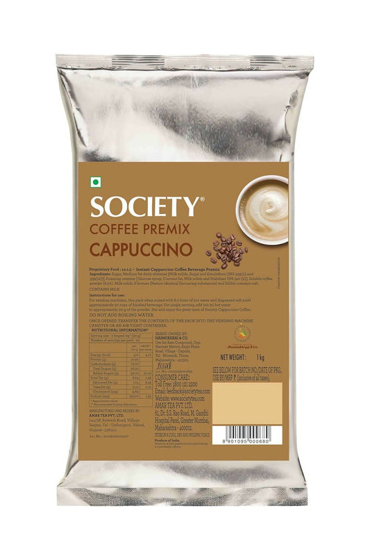 Society Cappuccino Premix Pouch