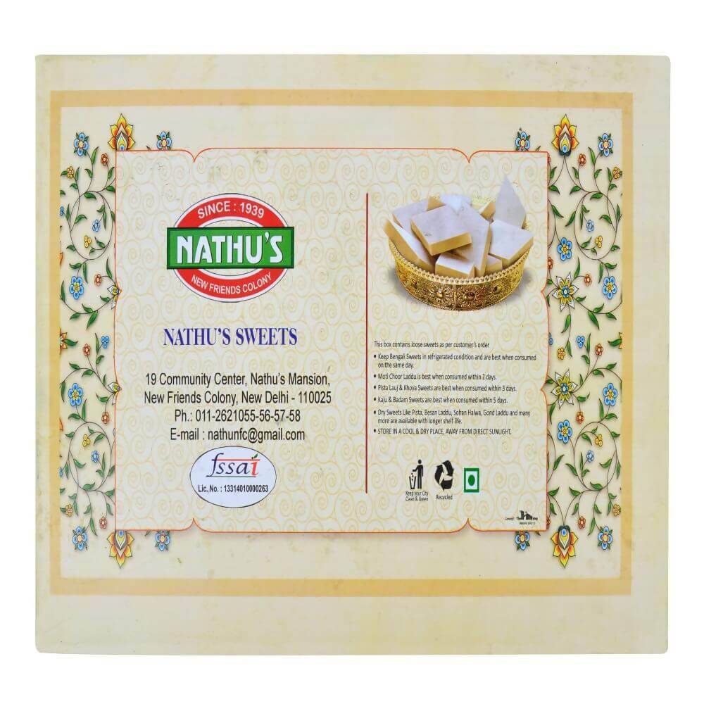 Nathu's Kaju Katli | Swadesiicart