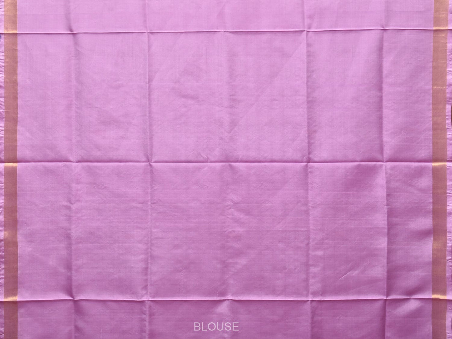 Lavender Uppada Silk Handloom Saree with Birds and Floral Pallu Design - Global Threads | Swadesiicart