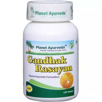 Planet Ayurveda Gandhak Rasayan Tablets - Planet Ayurveda