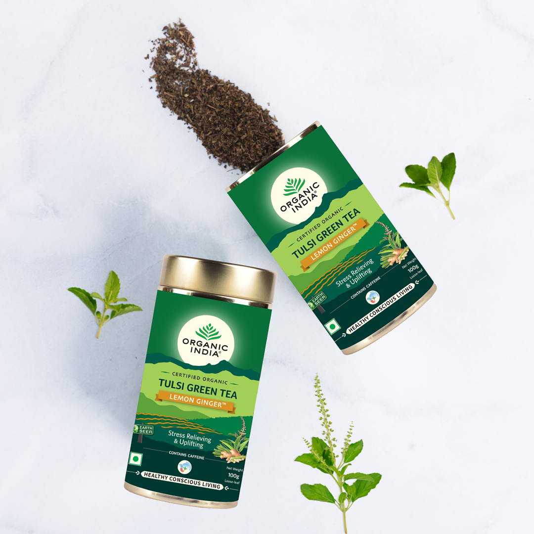 Tulsi Green Tea Lemon Ginger
