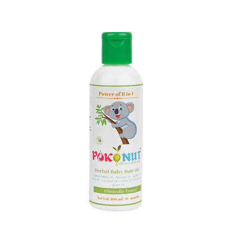 Pokonut Herbal Chemical Free Baby Hair Oil - Pokonut
