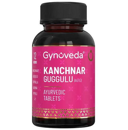 Gynoveda Kanchnar Guggulu Ayurvedic Tablets | Swadesiicart