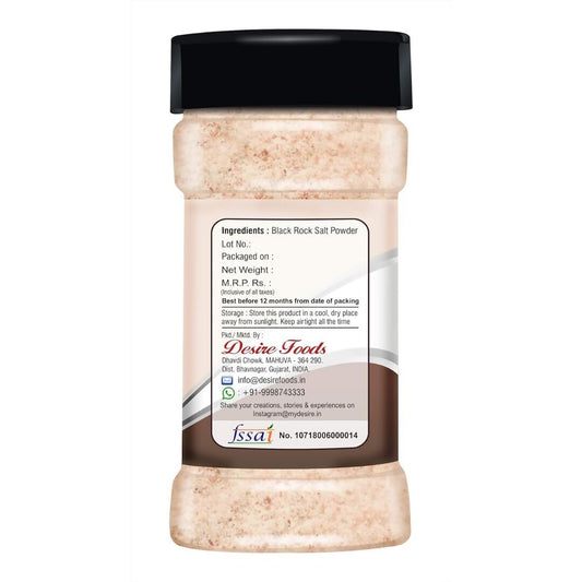 Desire Black Rock Salt Powder - Swadesiicart