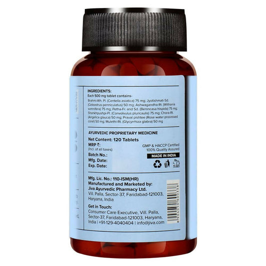 Jiva Ayurveda Stress-Free Tablets - Swadesiicart