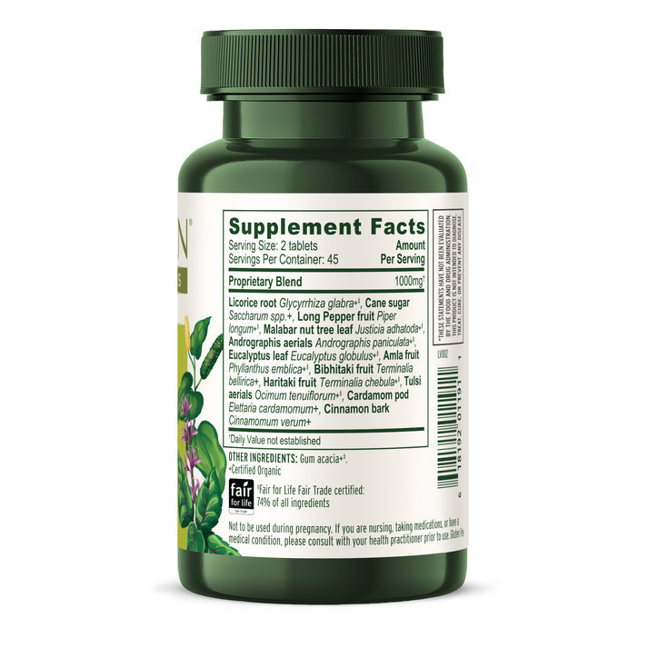 Lung Formula tablets - Certified Organic