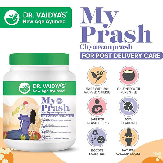 Dr. Vaidya's My Prash Chyawanprash For Post Delivery Care | Swadesiicart