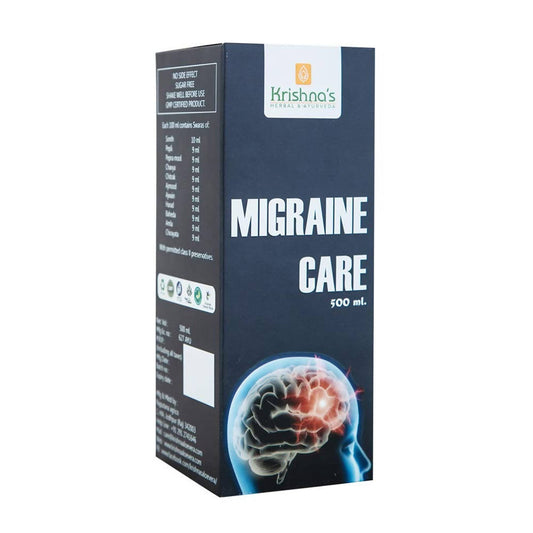 Krishna's Herbal & Ayurveda Migraine Care Juice | Swadesiicart