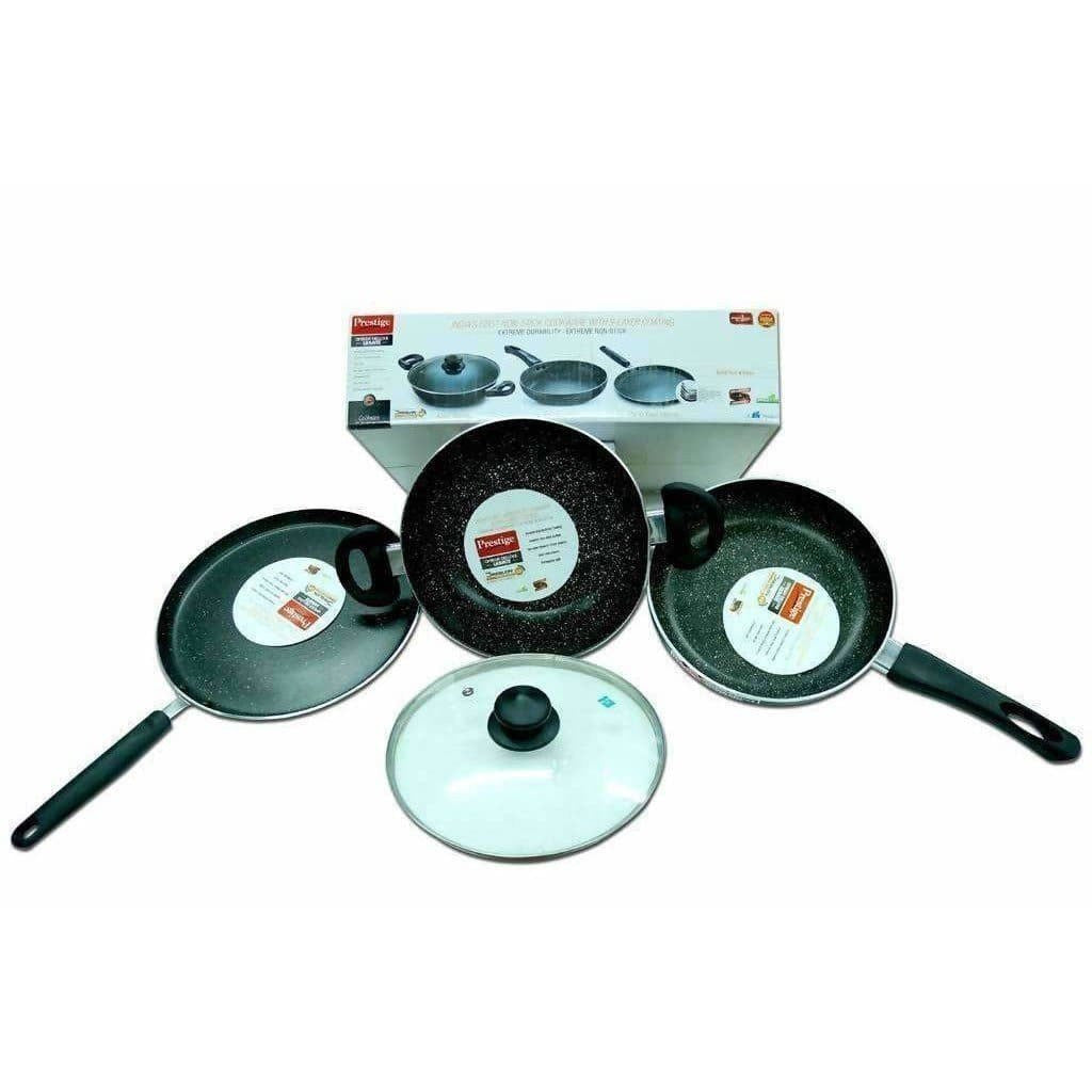 Prestige Omega Deluxe Granite (3 Piece Set) - Swadesiicart