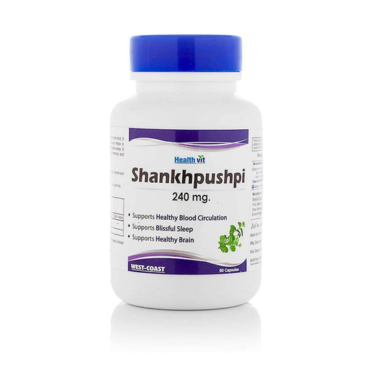 Healthvit Shankhpushpi Capsules | Swadesiicart