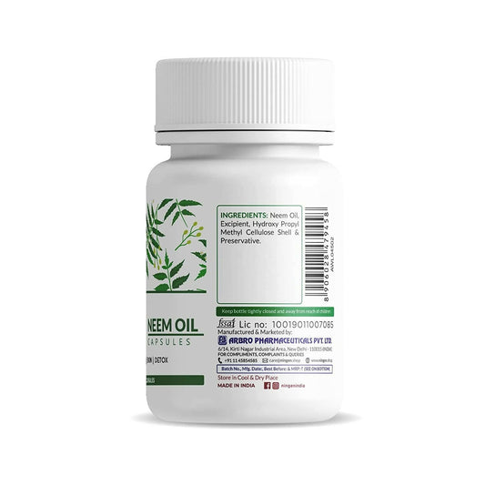Ningen Neem Oil Capsules - Swadesiicart