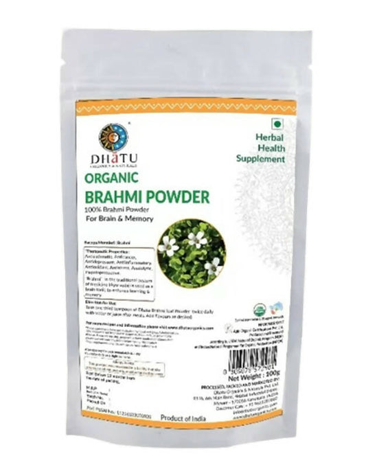 Dhatu Organics & Naturals Brahmi Powder | Swadesiicart