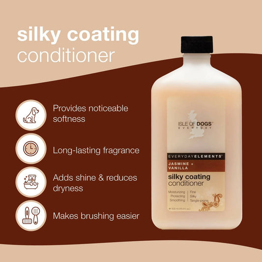 Isle Of Dogs Jasmine + Vanilla Silky Coating Conditioner - Swadesiicart
