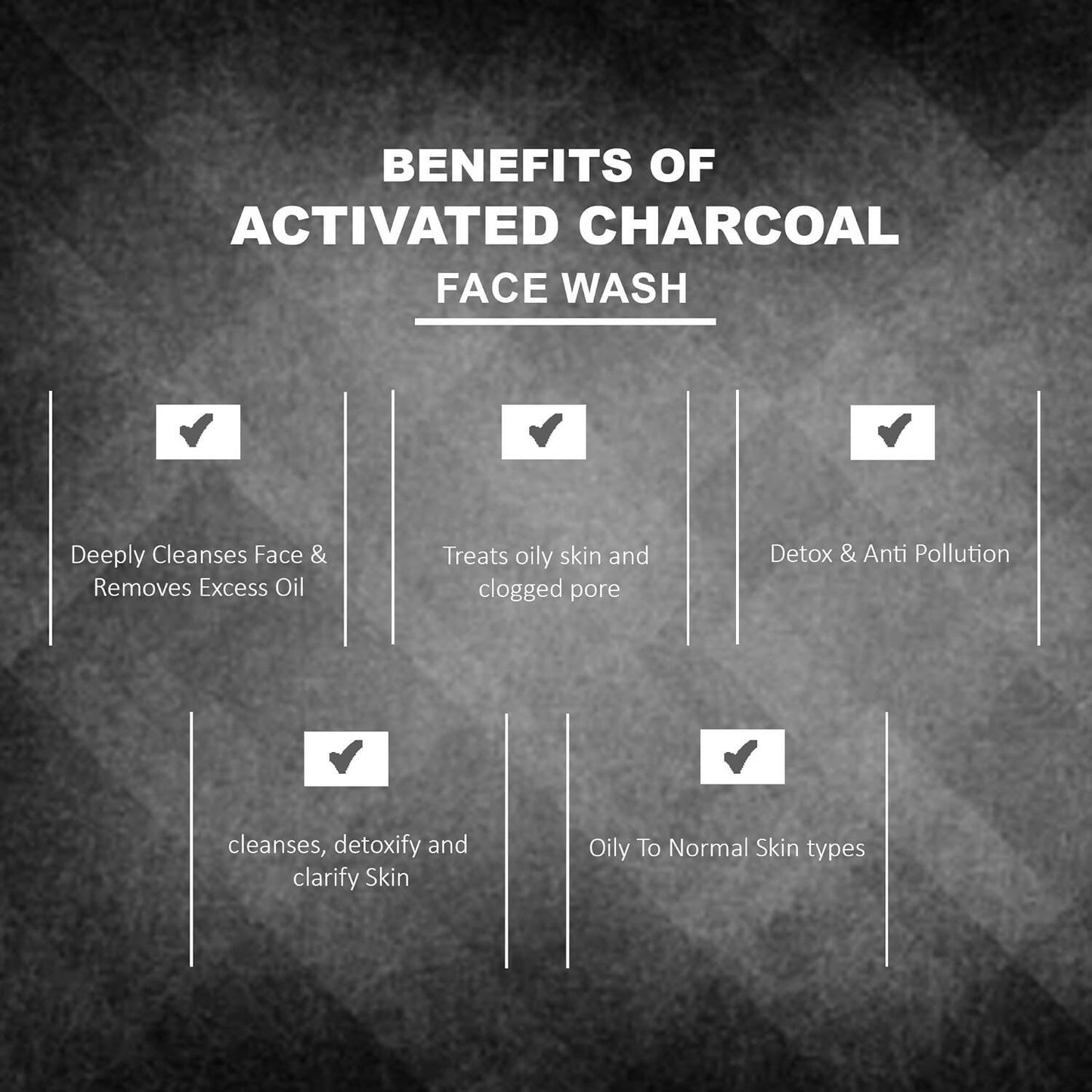 Glamveda Activated Charcoal Detox Face Wash - Swadesiicart