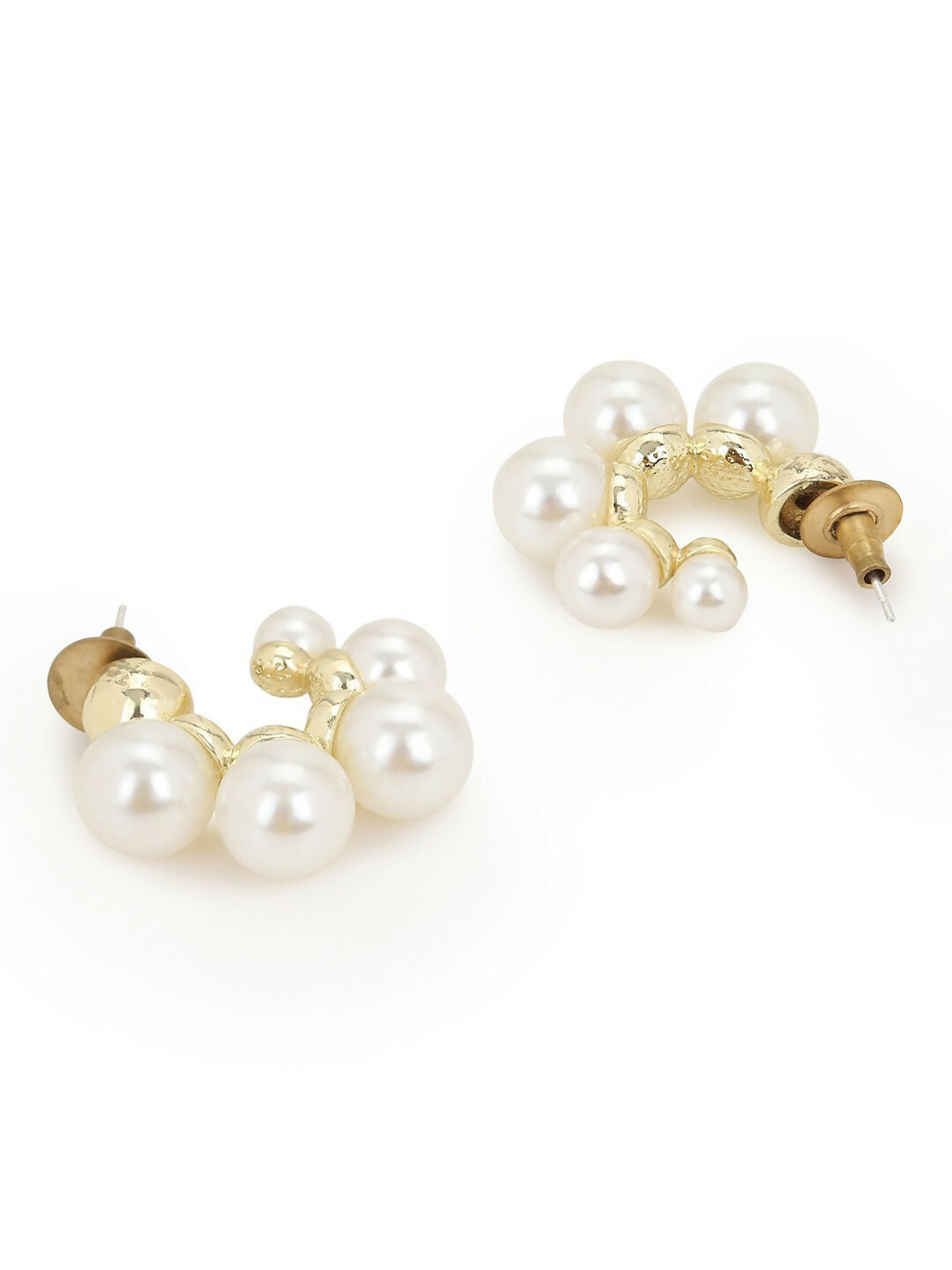 Pearl Earrings- Ruby Raang | Swadesiicart